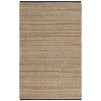 SAFAVIEH Natural Fiber Lynett Abstract Area Rug, Natural/Brown, 3' x 5'