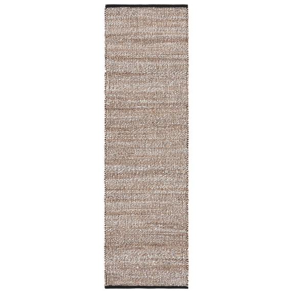 SAFAVIEH Natural Fiber Lynett Abstract Runner Rug, Natural/Bleach, 2'3" x 8'