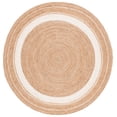 thumbnail image 1 of SAFAVIEH Natural Fiber Magdalena Striped Area Rug, Natural/Ivory, 6' x 6' Round, 1 of 8