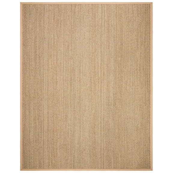 SAFAVIEH Natural Fiber Maisy Solid Area Rug, Natural/Beige, 11' x 15'