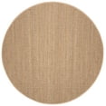 thumbnail image 1 of SAFAVIEH Natural Fiber Maisy Solid Area Rug, Natural/Beige, 6' x 6' Round, 1 of 8