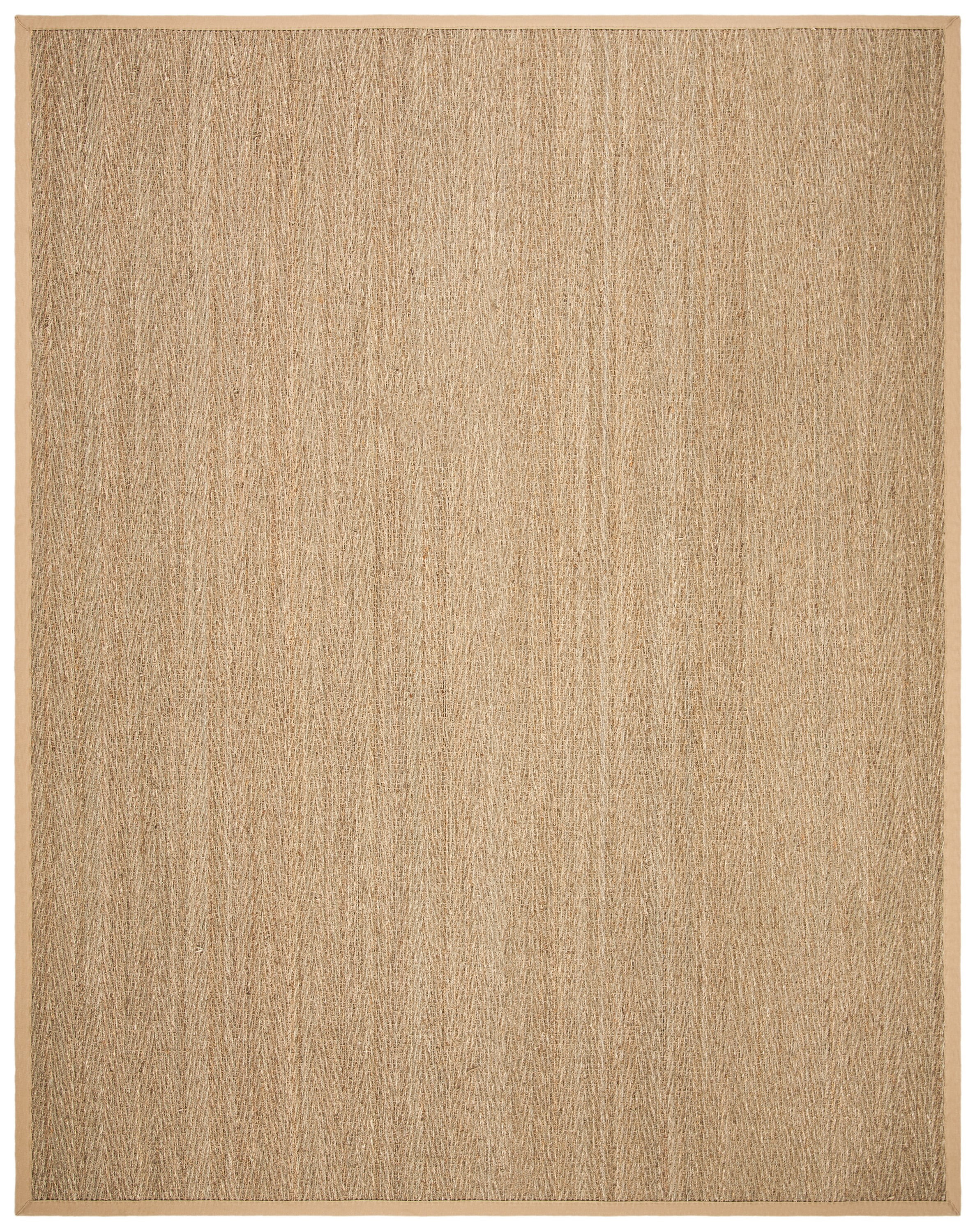 Hand-Knotted Herringbone Black Cotton 95" Area Rug