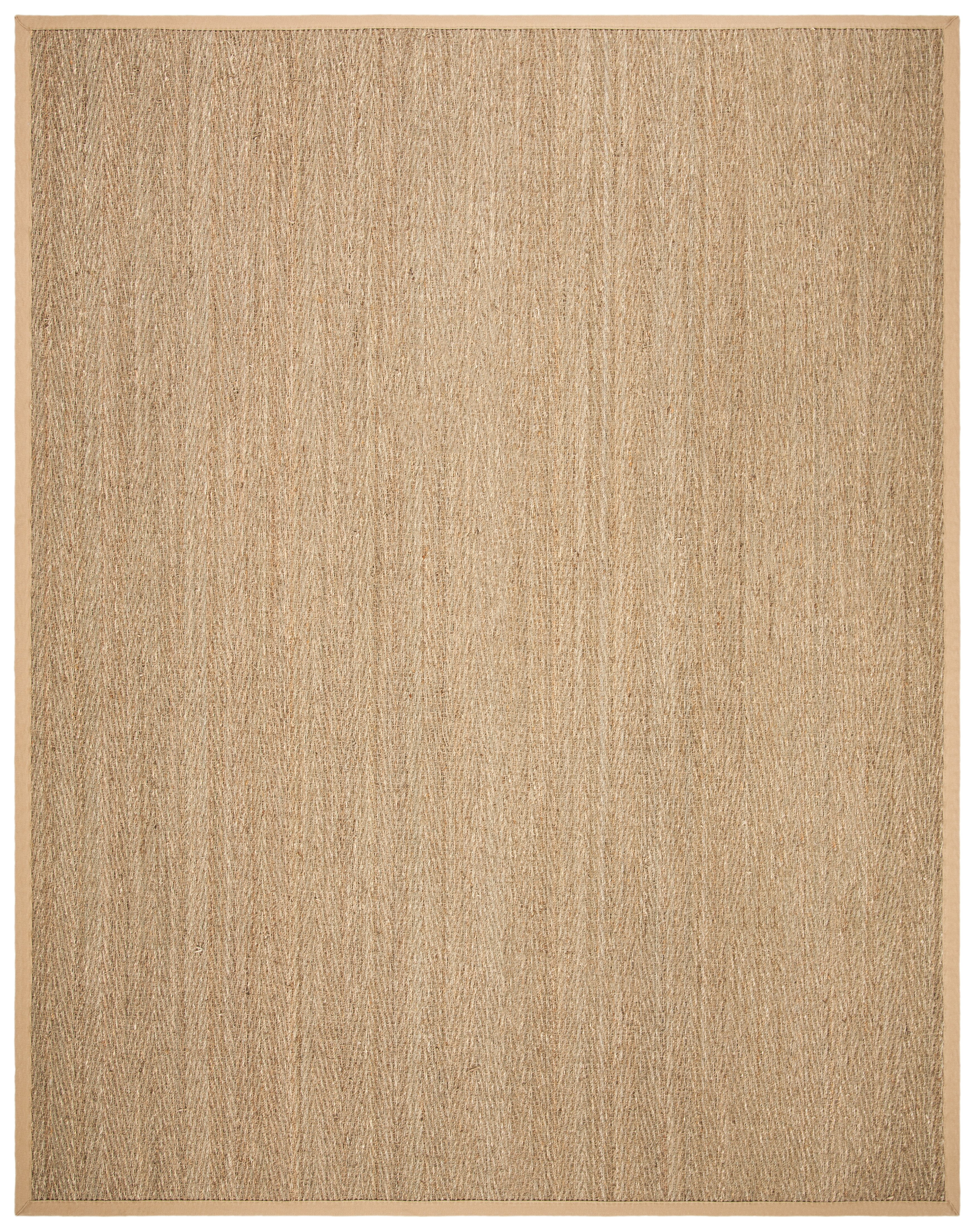 SAFAVIEH Natural Fiber Maisy Solid Area Rug, Natural/Beige, 9' x 12'