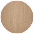 thumbnail image 1 of SAFAVIEH Natural Fiber Maisy Solid Area Rug, Natural/Beige, 9' x 9' Round, 1 of 8