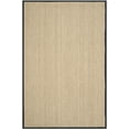 thumbnail image 1 of SAFAVIEH Natural Fiber Maisy Solid Area Rug, Natural/Black, 6' x 9', 1 of 13