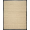 thumbnail image 1 of SAFAVIEH Natural Fiber Maisy Solid Area Rug, Natural/Navy Blue, 8' x 10', 1 of 12
