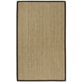 thumbnail image 1 of SAFAVIEH Natural Fiber Maisy Solid Area Rug, Natural/Dark Brown, 4' x 6', 1 of 7