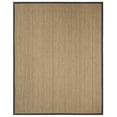 thumbnail image 1 of SAFAVIEH Natural Fiber Maisy Solid Area Rug, Natural/Dark Grey, 8' x 10', 1 of 13