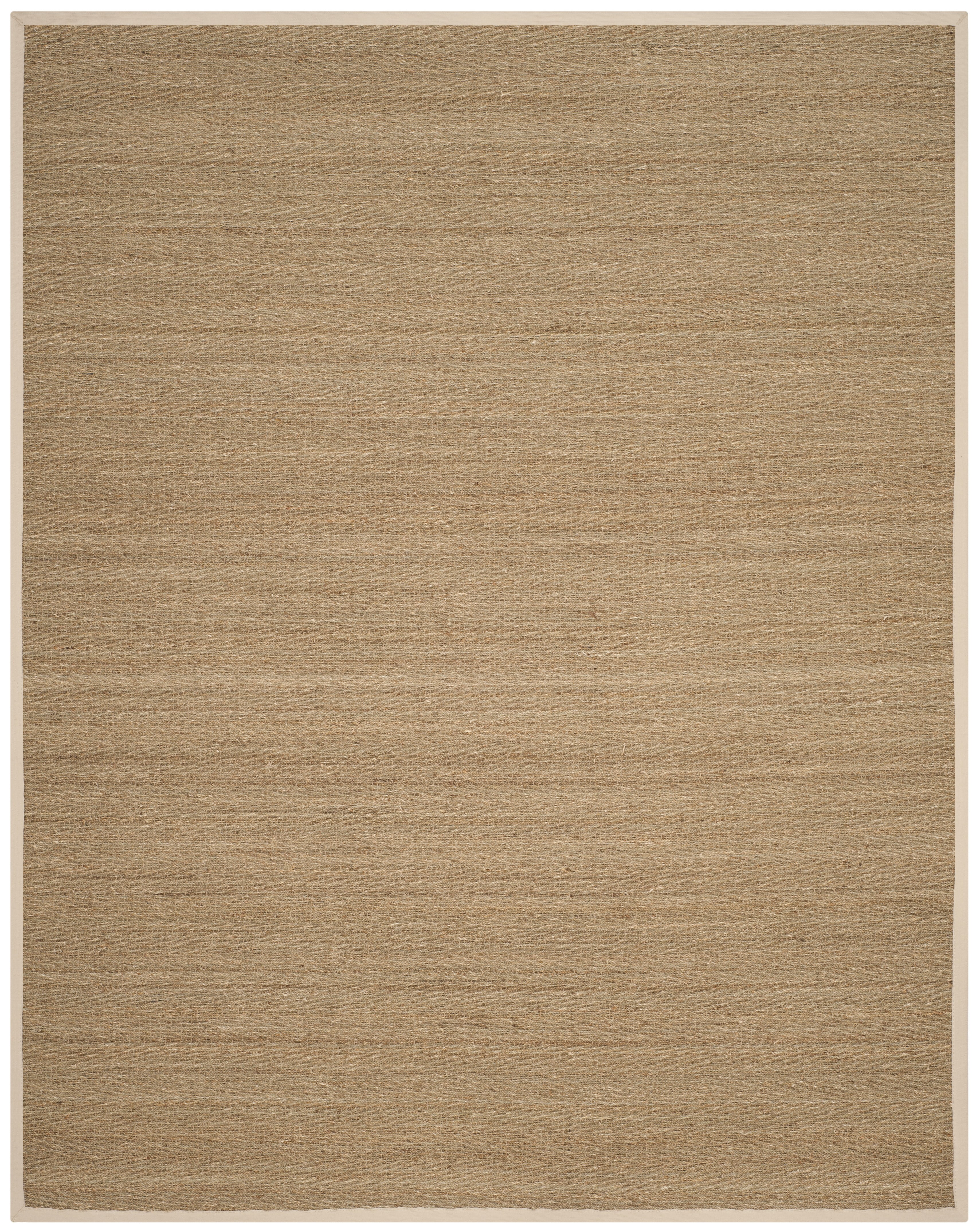 SAFAVIEH Natural Fiber Maisy Solid Area Rug, Natural/Ivory, 8' x 10'