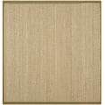 thumbnail image 1 of SAFAVIEH Natural Fiber Maisy Solid Area Rug, Natural/Olive, 6' x 6' Square, 1 of 12