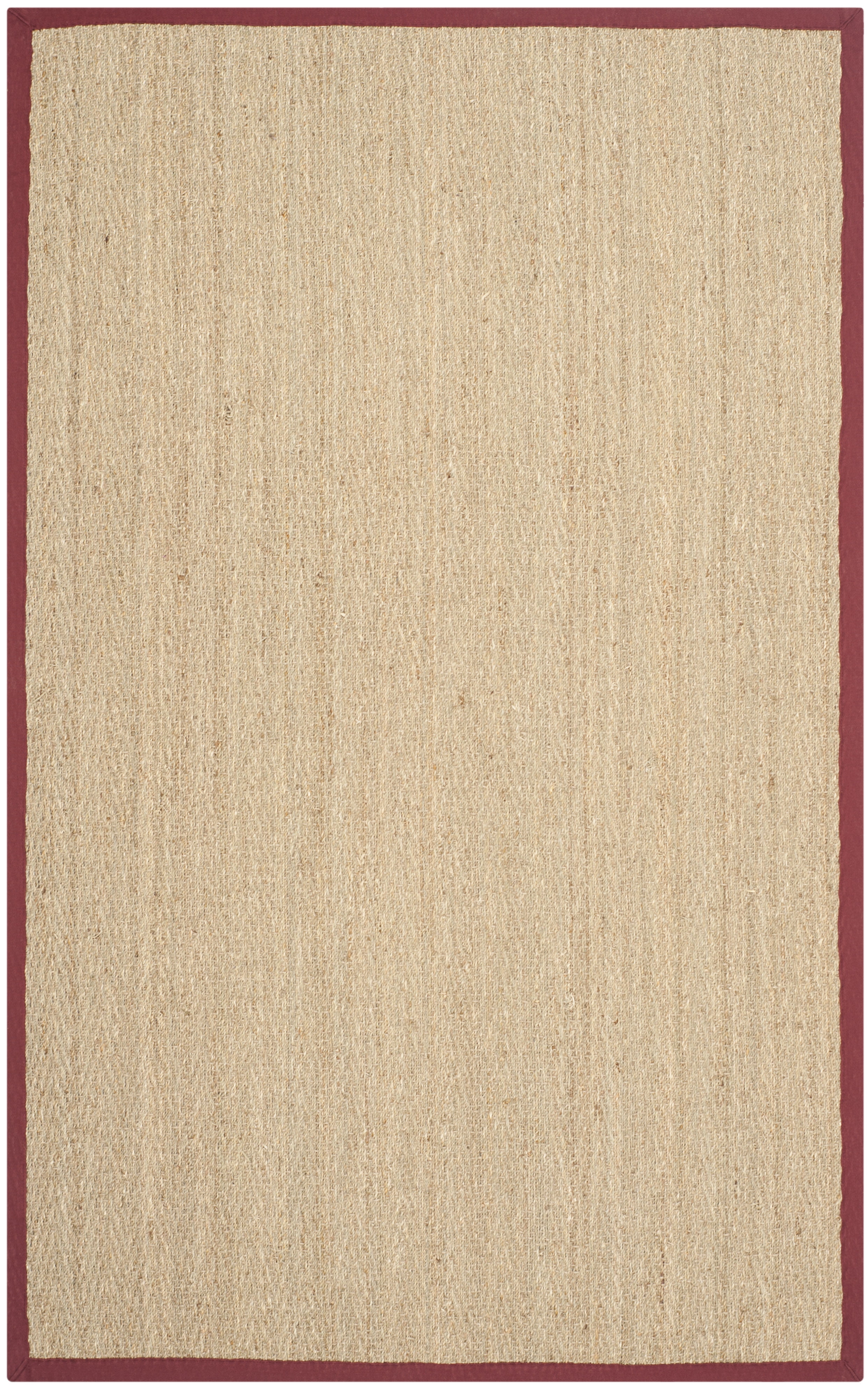 Red Fiber Rug SAFAVIEH Natural Fiber Maisy Border Seagrass Area Rug, Living Room ...