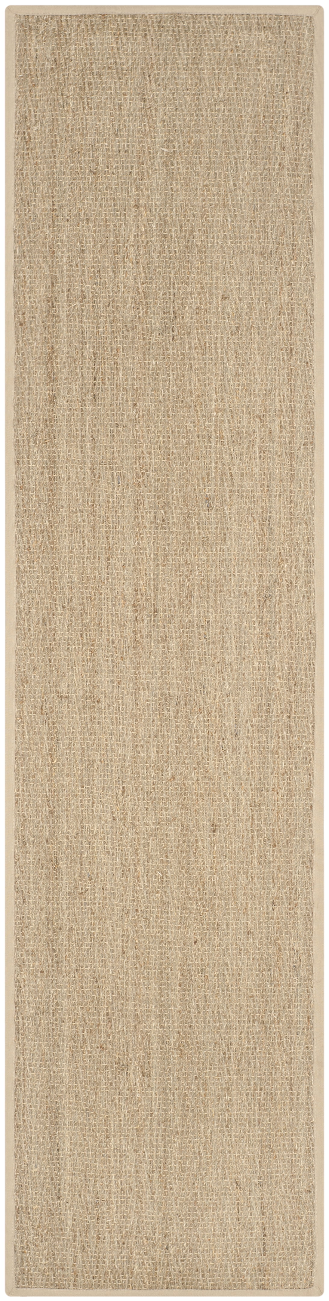 SAFAVIEH Natural Fiber Maisy Solid Runner Rug, Natural/Beige, 2'6