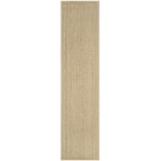 SAFAVIEH Natural Fiber Maisy Solid Runner Rug, Natural/Beige, 2'6" x 16'