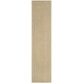 thumbnail image 1 of SAFAVIEH Natural Fiber Maisy Solid Runner Rug, Natural/Beige, 2'6" x 22', 1 of 8
