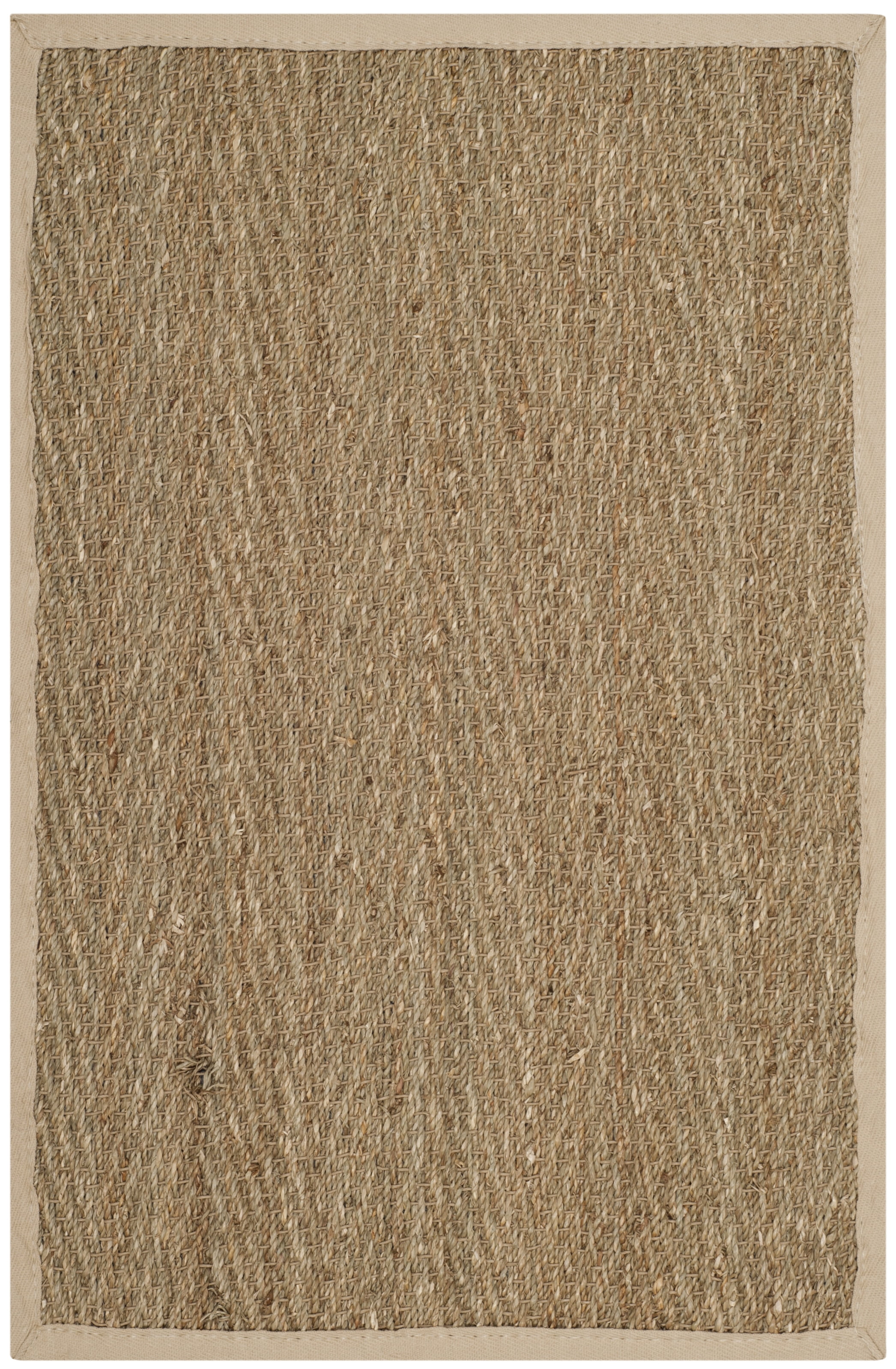 Hand-Knotted Natural Ivory Cotton 30" Accent Rug