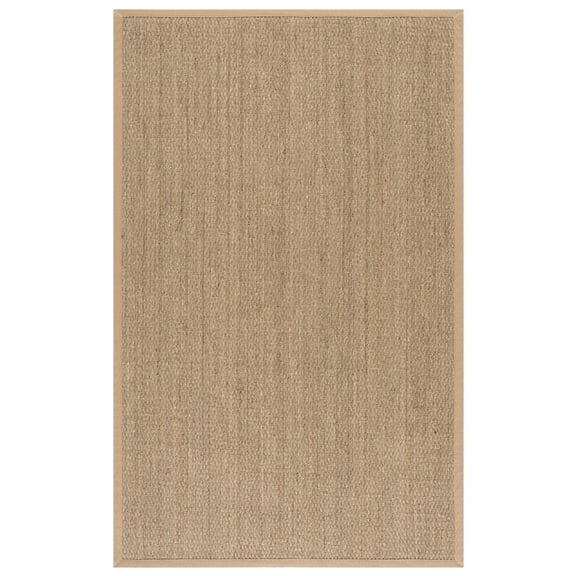 SAFAVIEH Natural Fiber Maksim Border Area Rug, Natural/Beige, 2' x 3'