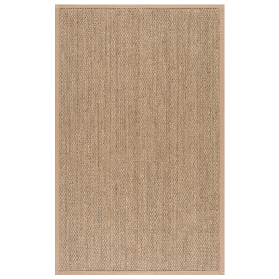 SAFAVIEH Natural Fiber Maksim Border Area Rug, Natural/Beige, 3' x 5'