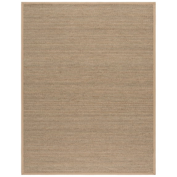 SAFAVIEH Natural Fiber Maksim Border Area Rug, Natural/Beige, 8' x 10'