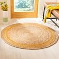 thumbnail image 1 of SAFAVIEH Natural Fiber Malandra Geometric Jute Area Rug, Beige/Gold, 4' x 4' Round, 1 of 4