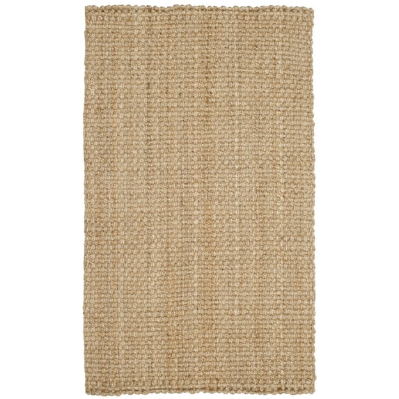SAFAVIEH Natural Fiber Malcolm Braided Jute Area Rug, Natural, 2'3" x 4'