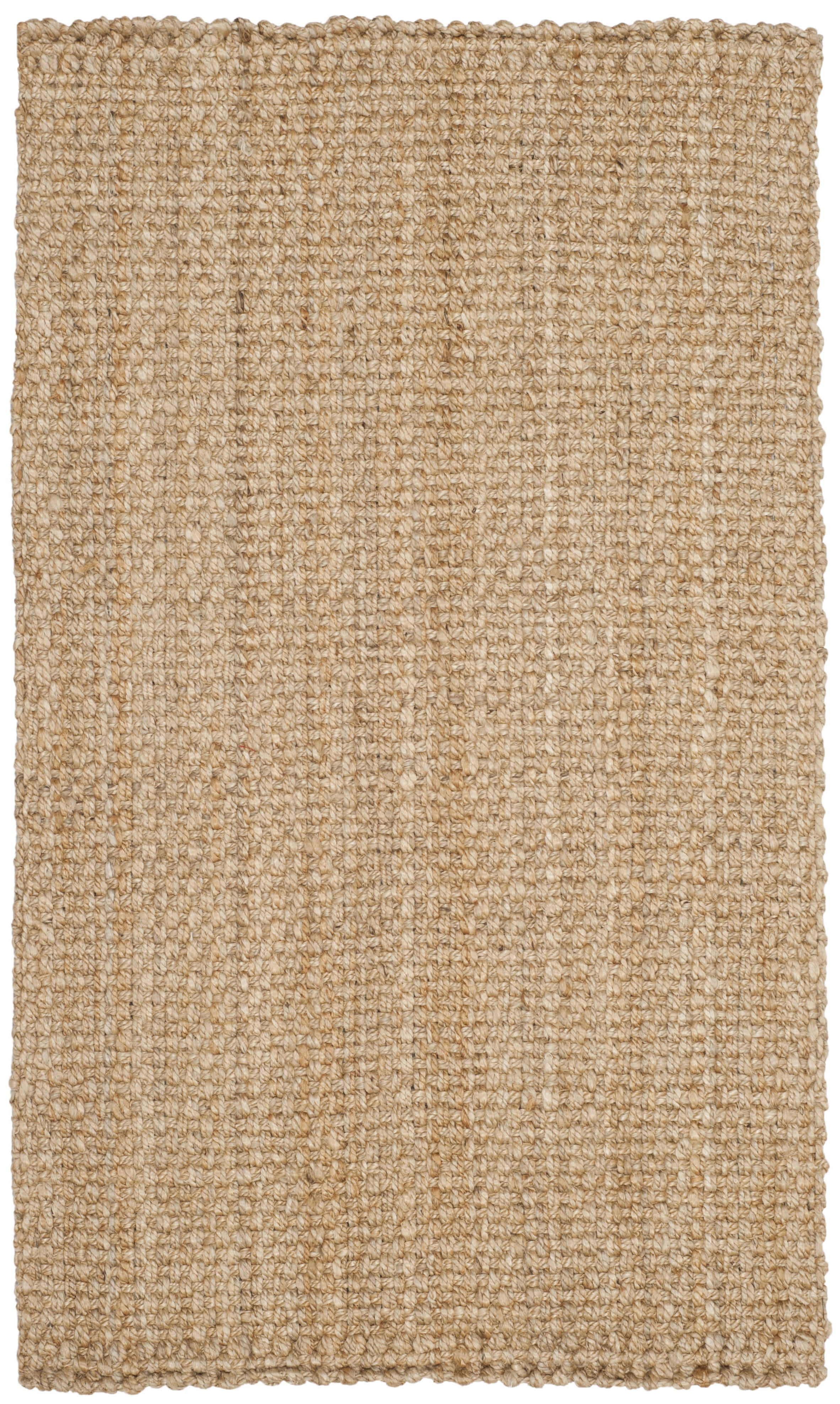 SAFAVIEH Natural Fiber Malcolm Braided Jute Area Rug, Natural, 4' x 6'