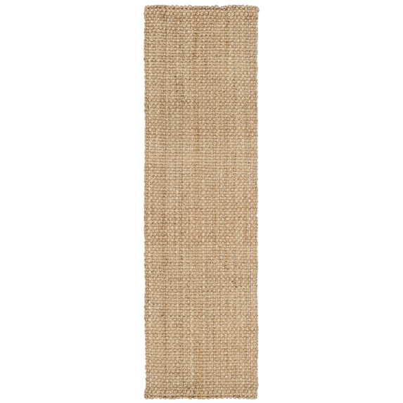 SAFAVIEH Natural Fiber Malcolm Braided Jute Runner Rug, Natural, 2'3" x 6'