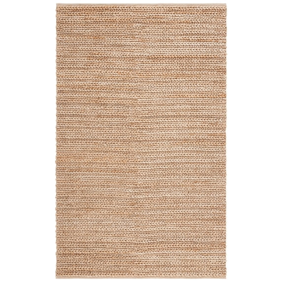 SAFAVIEH Natural Fiber Mario Solid Area Rug, Natural, 3' x 5'