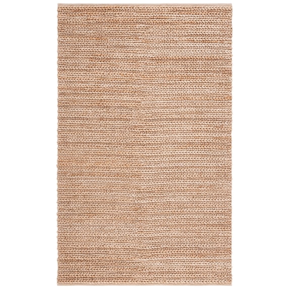 SAFAVIEH Natural Fiber Mario Solid Area Rug, Natural, 8' x 10'