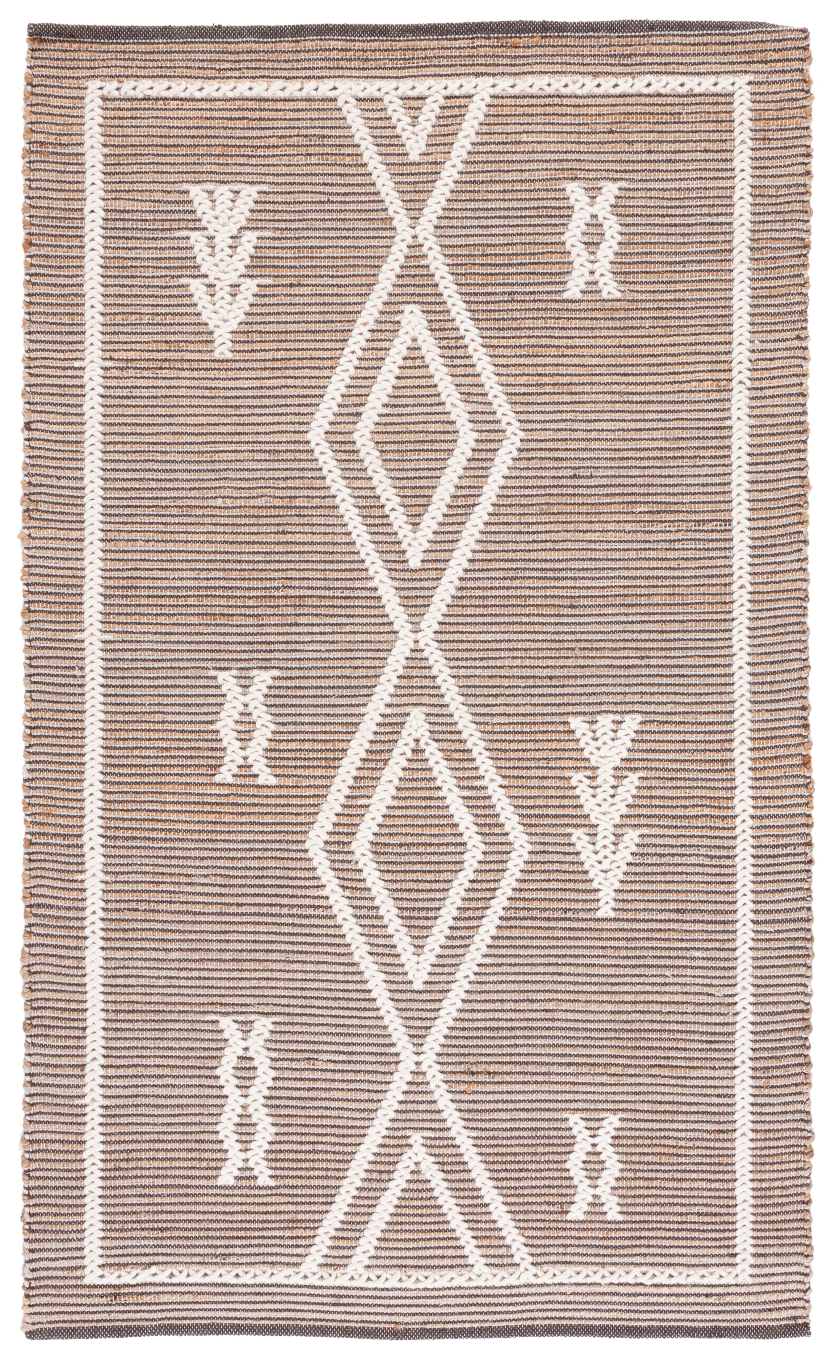 SAFAVIEH Natural Fiber Marissa Geometric Area Rug, Natural/Ivory, 5' x 8'
