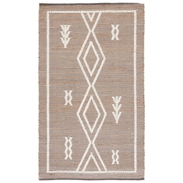 SAFAVIEH Natural Fiber Marissa Geometric Area Rug, Natural/Ivory, 8' x 10'