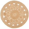 thumbnail image 1 of SAFAVIEH Natural Fiber Maybelle Geometric Area Rug, Natural, 9' x 9' Round, 1 of 7