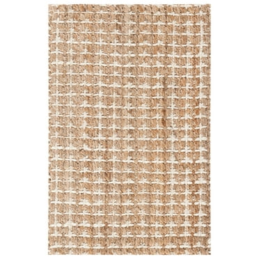 SAFAVIEH Natural Fiber Melva Solid Area Rug, Natural, 3' x 5'