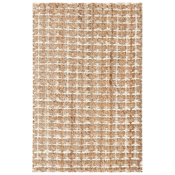 SAFAVIEH Natural Fiber Melva Solid Area Rug, Natural, 3' x 5'