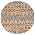 thumbnail image 1 of SAFAVIEH Natural Fiber Mia Geometric Area Rug, Blue/Natural, 6' x 6' Round, 1 of 8