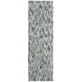 thumbnail image 1 of SAFAVIEH Natural Fiber Michayla Abstract Jute Runner Rug, Blue/Ivory, 2'6" x 8', 1 of 6