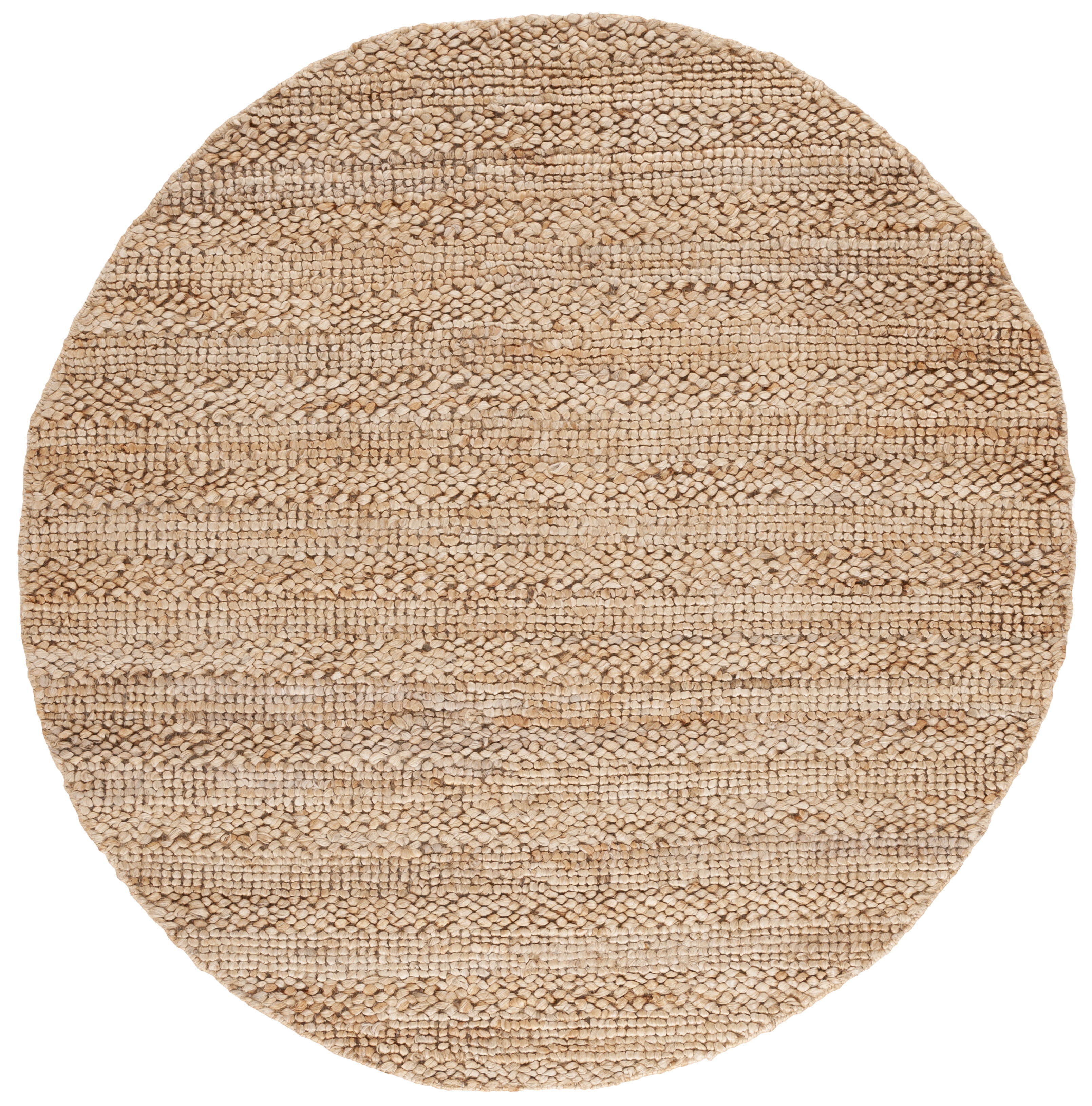 SAFAVIEH Natural Fiber Mide Solid Area Rug, Natural, 6' x 6' Round