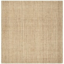 SAFAVIEH Natural Fiber Milica Braided Jute Area Rug, Natural, 9' x 9' Square