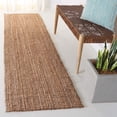 thumbnail image 1 of SAFAVIEH Natural Fiber Milica Solid Runner Rug, Natural, 2'3" x 19' - Scandinavian Design, Natural, Jute, Hand Woven Pattern, Ideal for Entryway, Kitchen, Living Room, Office, Hallway, 1 of 11