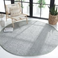 thumbnail image 1 of SAFAVIEH Natural Fiber Milica Solid Area Rug, Gray, 4' x 4' Round - Scandinavian Design, Grey, Jute, Hand Woven Pattern, Ideal for Entryway, Kitchen, Living Room, Office, 1 of 10
