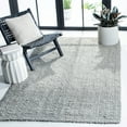 thumbnail image 1 of SAFAVIEH Natural Fiber Milica Solid Area Rug, Gray, 4' x 4' Square, 1 of 10