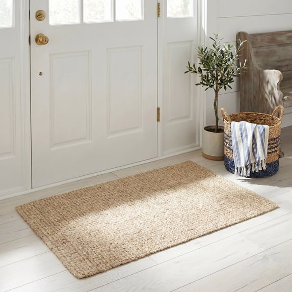 Scandi Designers SAFAVIEH Natural Fiber Milica Solid Area Rug, Ivory, 3' x 5 ...