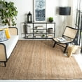 thumbnail image 1 of SAFAVIEH Natural Fiber Milica Solid Area Rug, Natural, 10' x 10' Square - Large - Scandinavian Design, Natural, Jute, Hand Woven Pattern, Ideal for Entryway, Kitchen, Living Room, Office, 1 of 10