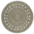 thumbnail image 1 of SAFAVIEH Natural Fiber Morgan Braided Jute Area Rug, Grey, 5' x 5' Round, 1 of 6