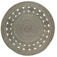 thumbnail image 1 of SAFAVIEH Natural Fiber Morgan Braided Jute Area Rug, Grey, 6'6" x 6'6" Round, 1 of 6
