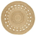 thumbnail image 1 of SAFAVIEH Natural Fiber Morgan Braided Jute Area Rug, Natural, 4' x 4' Round, 1 of 6