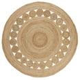 thumbnail image 1 of SAFAVIEH Natural Fiber Morgan Braided Jute Area Rug, Natural, 6' x 6' Round, 1 of 6