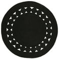thumbnail image 1 of SAFAVIEH Natural Fiber Morgan Solid Area Rug, Black, 10' x 10' Round, 1 of 7