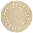 thumbnail image 1 of SAFAVIEH Natural Fiber Morgan Solid Area Rug, Ivory, 11' x 11' Round, 1 of 7