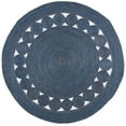 thumbnail image 1 of SAFAVIEH Natural Fiber Morgan Solid Area Rug, Navy, 10' x 10' Round, 1 of 7
