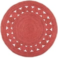 thumbnail image 1 of SAFAVIEH Natural Fiber Morgan Solid Area Rug, Rust, 3' x 3' Round, 1 of 7